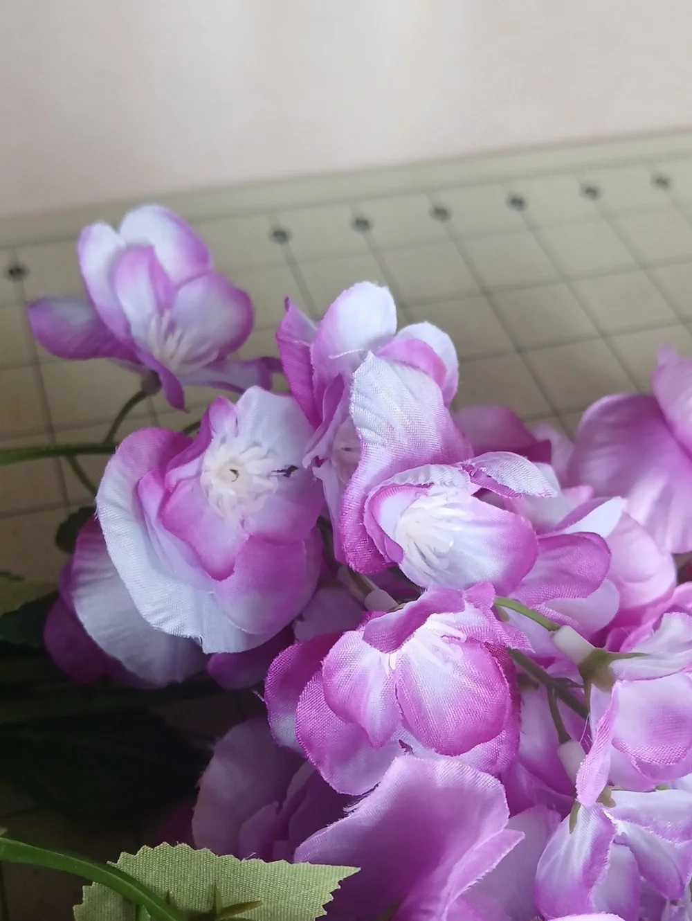 Purple Wisteria Bouquets - Set Of 4